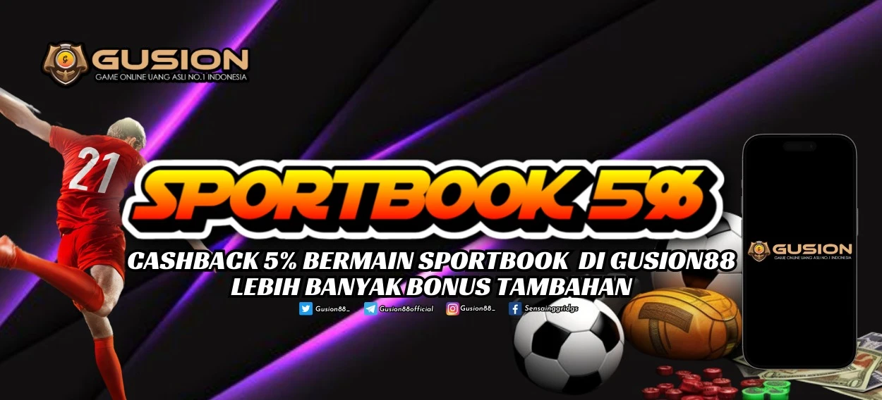 BONUS SPORTBOOK CASHBACK 5%